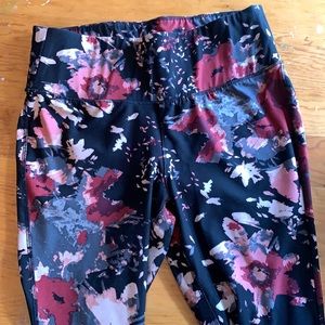 LIVI active high waisted floral workout pants